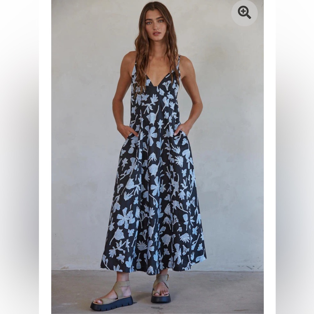 By together secret fleur dress NEW midi maxi size small